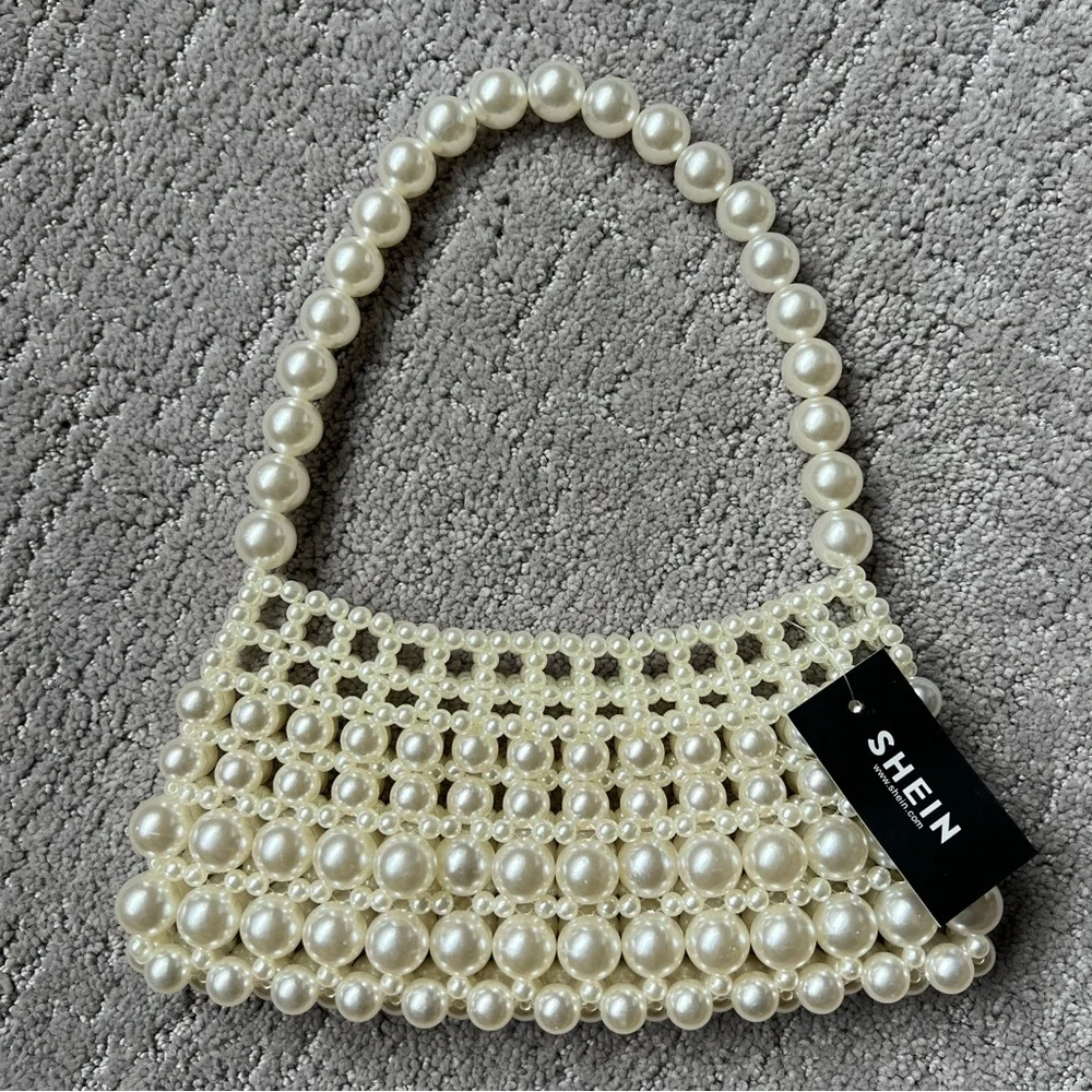 SHEIN Pearl Bead Mini Bag